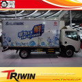 1 ton 1.5 ton 2 ton 130hp chinese cheap Dongfeng brand 4x2 refrigerator van truck for meat and fish